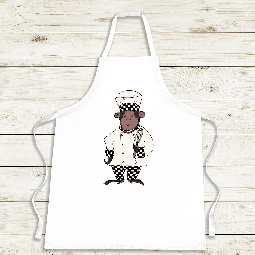 Personalised Chef Monkey Apron - Cheeky apron gift