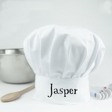 Load image into Gallery viewer, Personalised White Chef Hat - Perfect gift for Chefs and Cooks
