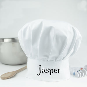 Personalised White Chef Hat - Perfect gift for Chefs and Cooks
