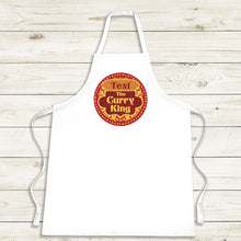 Load image into Gallery viewer, Curry King Personalised Apron - Fun Chefs Apron Gift
