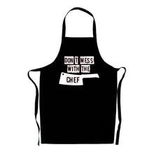 Load image into Gallery viewer, Don&#39;t Mess With The Chef Apron- Fun Novelty Gift for Chefs
