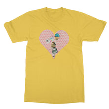 Load image into Gallery viewer, Alice in Wonderland T-Shirt - Heart Shaped Design - Softstyle T-Shirt
