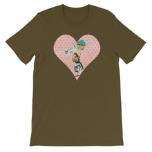 Load image into Gallery viewer, Alice in Wonderland Gift - Eat Me Design - Unisex Short Sleeve T-Shirt
