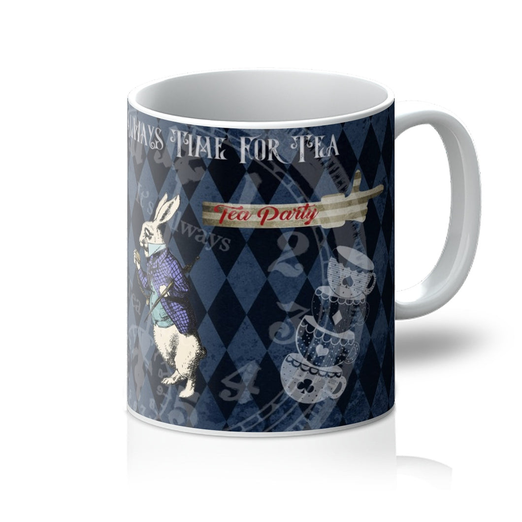 Alice in Wonderland Mug-There's Always Time For Tea - Mug Gift