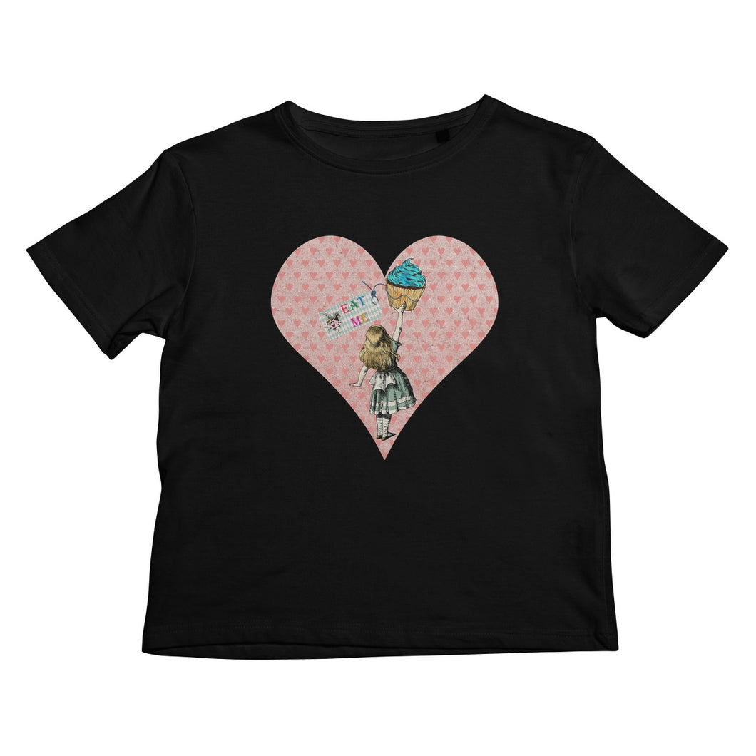 Kids Alice in Wonderland T-Shirt - Eat Me Design