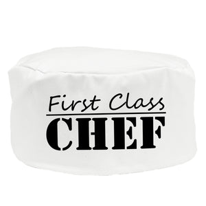 First Class Chef Skull Cap - Fun Kitchenware Gift