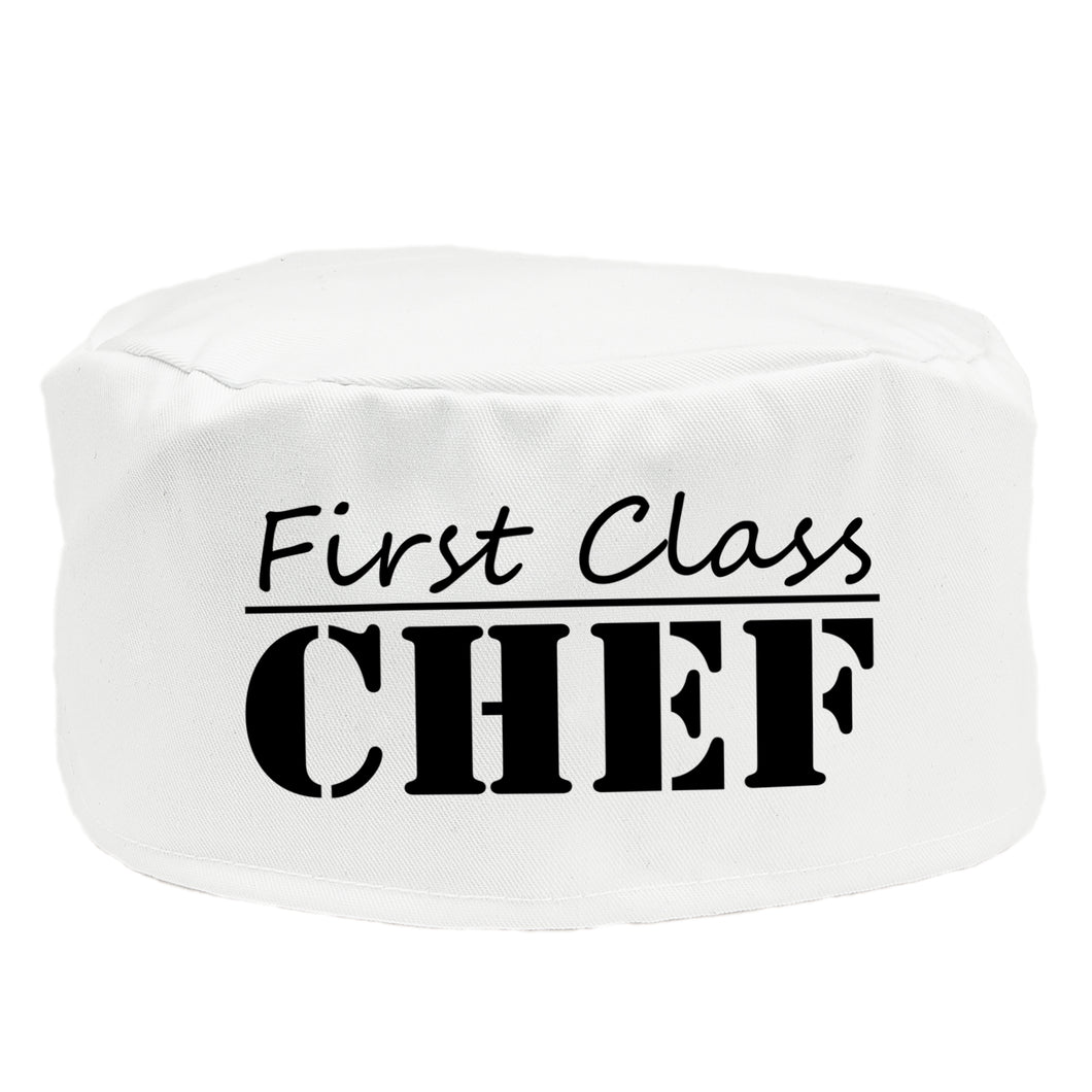 First Class Chef Skull Cap - Fun Kitchenware Gift