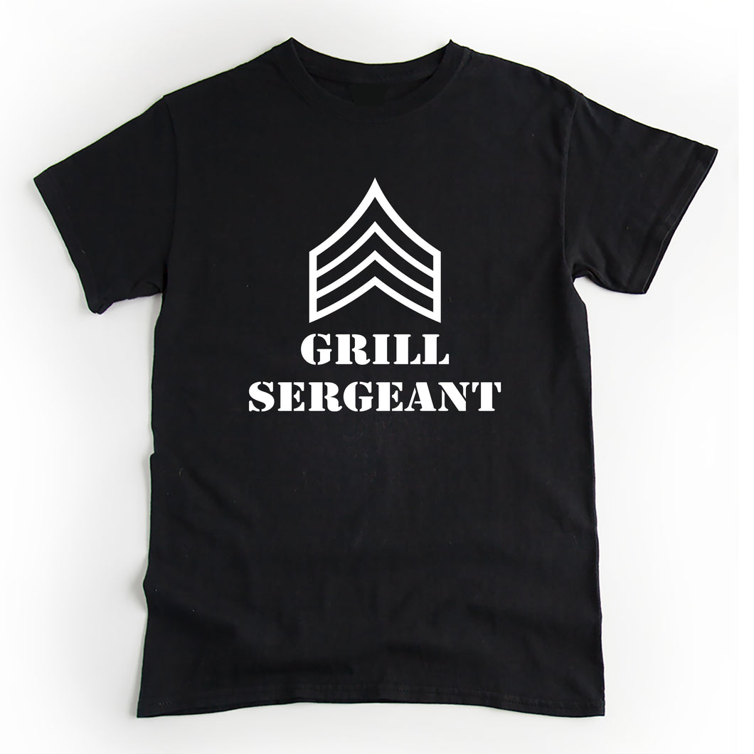 Grill Sergeant T-shirt - Great BBQ Gift