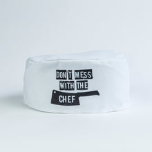 Load image into Gallery viewer, Don&#39;t Mess With The Chef Skull Cap - Fun Kitchenware Gift
