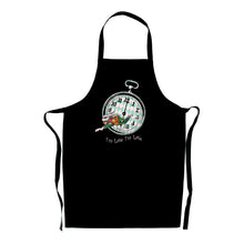 Load image into Gallery viewer, Alice in Wonderland White Rabbit I&#39;m late Apron - Unique Apron Gift
