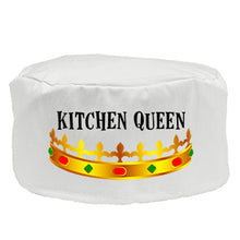 Load image into Gallery viewer, Kitchen Queen Chef Skull Cap - Quirky Kitchen Gift
