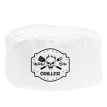 Load image into Gallery viewer, Natural Born Griller Chef Skull Cap Fun Kitchen Gift
