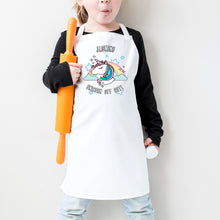 Load image into Gallery viewer, Unicorn Off Duty Personalised Apron - Personalised Kids Gift
