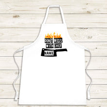 Load image into Gallery viewer, Don&#39;t Mess With Chef Apron - Fun Personalised Gift
