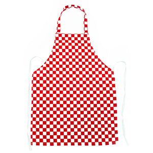 Traditional Check Cooking Aprons for Kids
