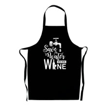 Load image into Gallery viewer, Save Water Drink Wine Apron - Funny Gift
