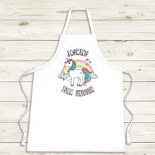 Load image into Gallery viewer, Personalised unicorn apron for children and adults
