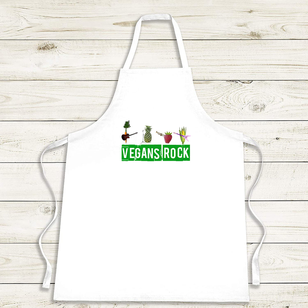 Vegan apron, perfect gift for vegans. Fun and quirky vegan gift.
